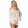 Subblime - Babydoll Blanc Manches Évasées S / M